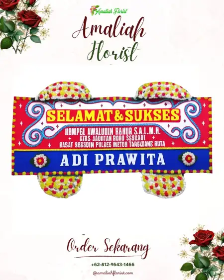 Papan Bunga Ucapan Selamat Bastiong Talangame